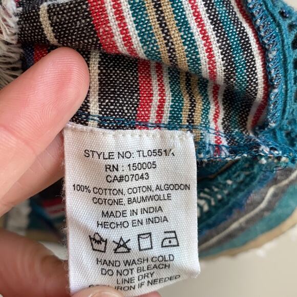 dRA Los Angeles Stripes boho blouse S - Picture 4 of 7